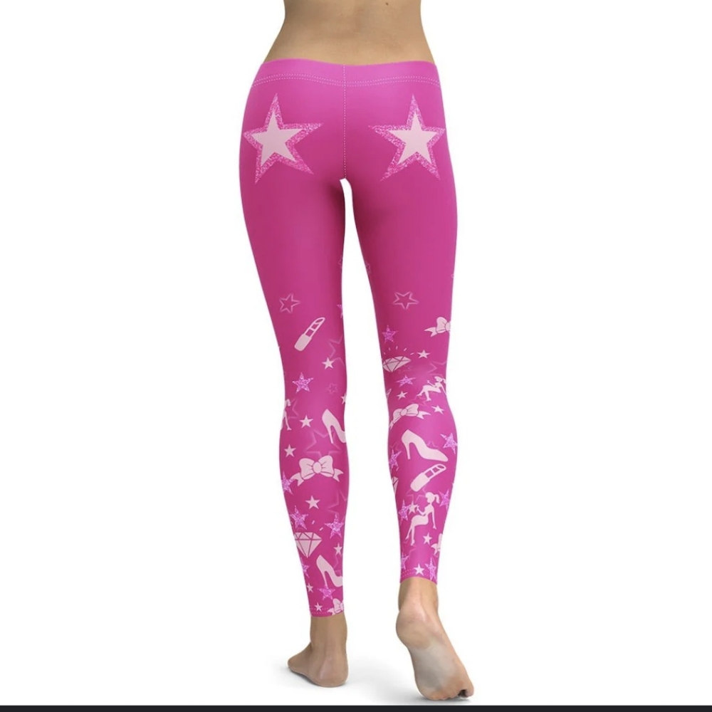 Fierce pulse Barbie pink leggings - Picture 2 of 7